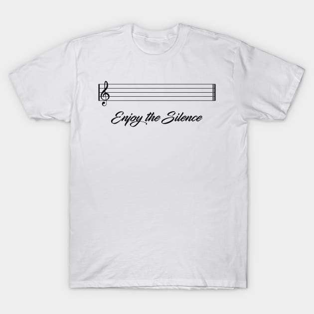 Enjoy the Silence T-Shirt by NVDesigns